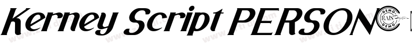 Kerney Script PERSON字体转换